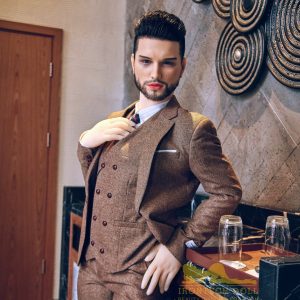 Kevin 162cm(5ft3) TPE body and silicone head Hybrid Male Sex Doll - Iron Tech Doll
