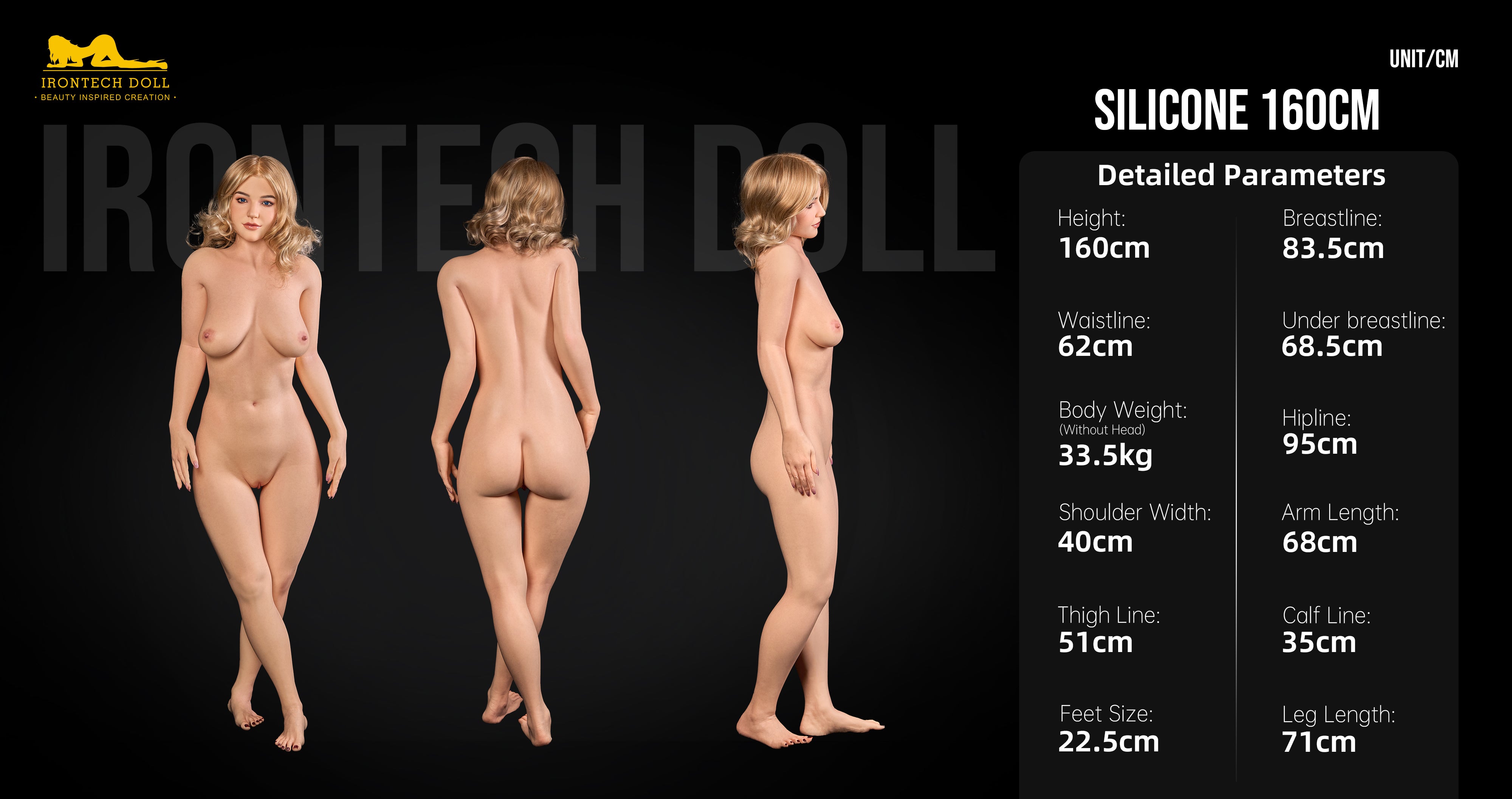 Eila premium silicone sex doll by Irontech Doll